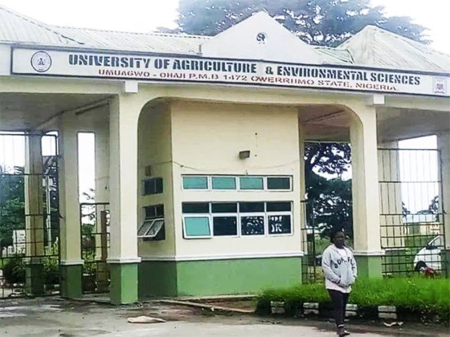 University of Agriculture and Environmental Sciences (UAES) Post-UTME/DE 2026: Cut-Off Mark, Eligibility and Registration Details