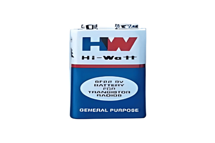 Hiwatt Battery 9V Single 
