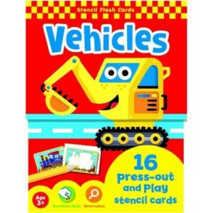 AllCBTs STENCIL FLASH CARDS: VEHICLES