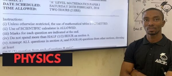 Physics video lessons for JAMB, WAEC, NECO and NABTEB candidates